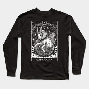 Zodiac sign tarot card Capricorn Long Sleeve T-Shirt